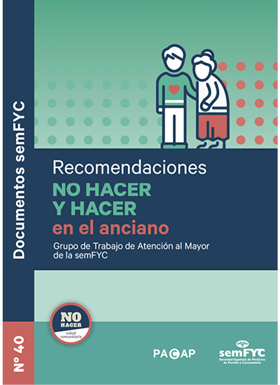 Doc 40. Recomendaciones No hacer y hacer en el anciano